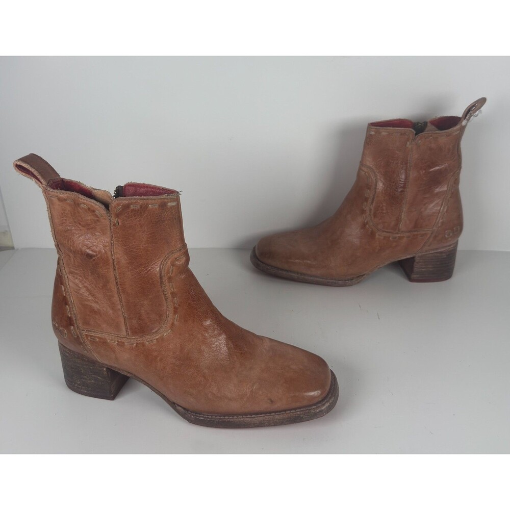 Bed Stu Merryli Tan Rustic Shortie Boots Women's Size US 7